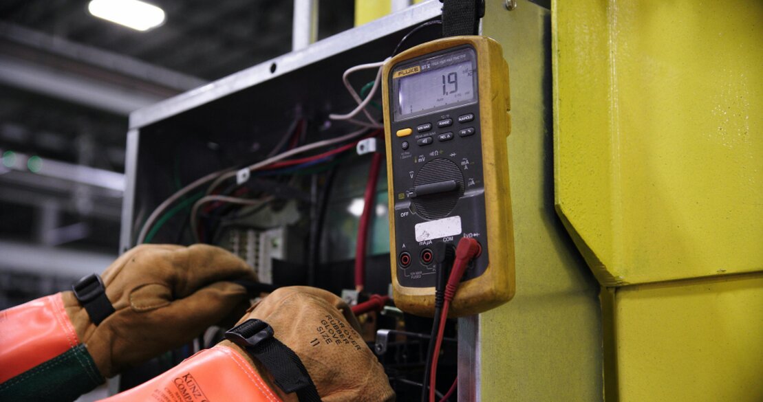 Medición termográfica en tablero eléctrico